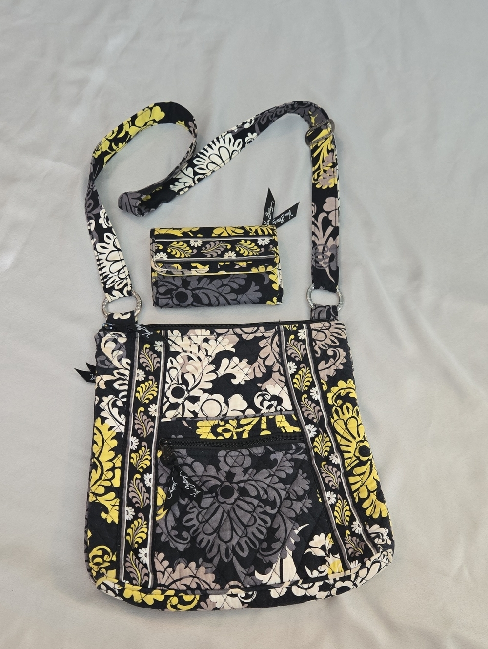 Vera Bradley Purse and Matching Wallet Set
